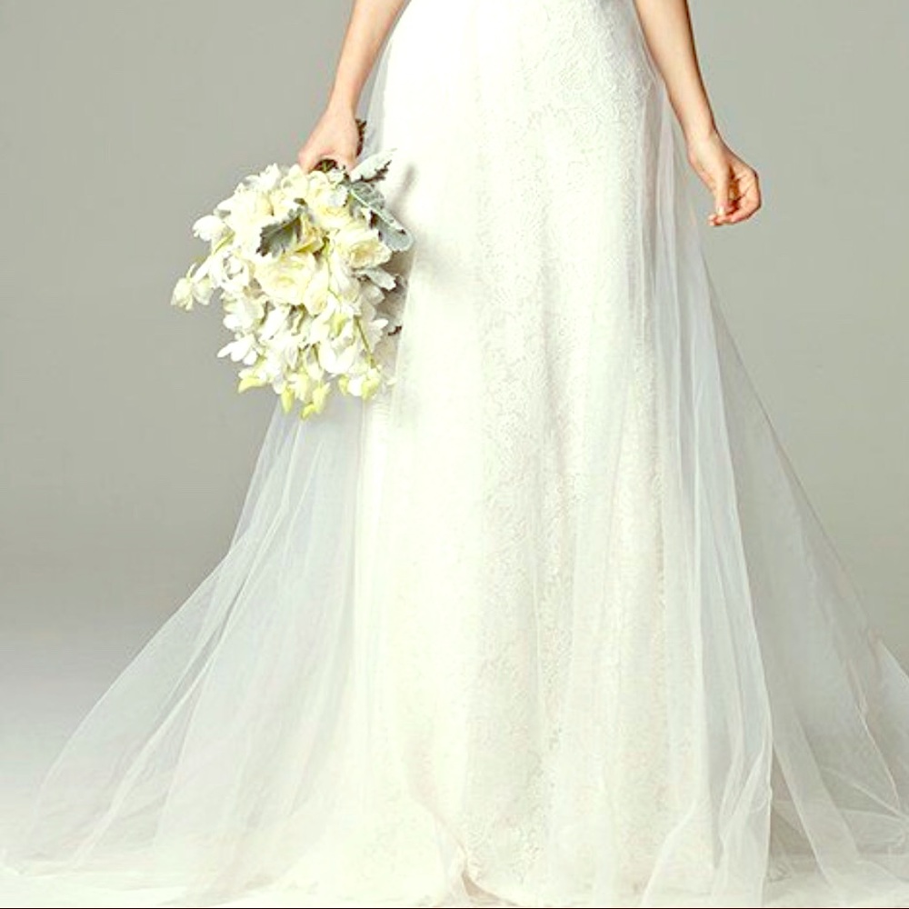 Watters Carlton Bridal 8063B Overlay Skirt NWT